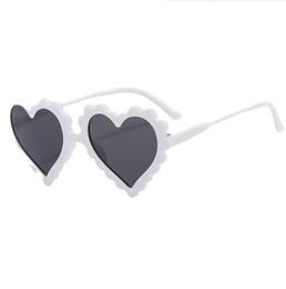 Lunettes de soleil en forme de coeur pour enfants garçons filles enfants