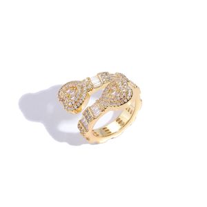 Coeur pierres anneaux pour femmes couleur argent mariage fiançailles bijoux de mariée cubique zircone pierre anneaux élégants