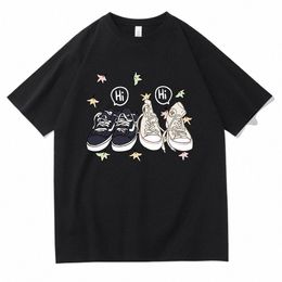 Heartstopper T-shirt Nick Charlie Schoenen Hallo Kleding Tops Tees Camiseta Camiseta Dames Mannen Top Plus Size T-shirt Tops Y3sj #