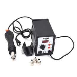 Heat Air Blower SMD Solderen Rework Station 110V 220V 700W 858D Lassen Reparatie Kit245h