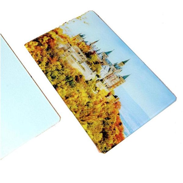 Accessoires de presse à chaud, vente en gros, blocs de coupe de fromage vierges, planche à découper en verre trempé par sublimation, 28,5x20cm, livraison directe par Dhxms