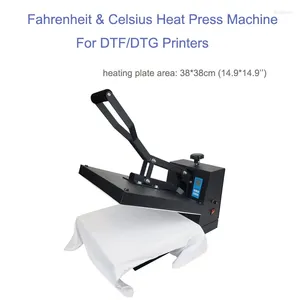 Warmtepersmachine voor DTG DTF -printers 52 46 51cm Dual Display -bedieningskast Uit verwisselbaar tussen Fahrenheit en Celsius