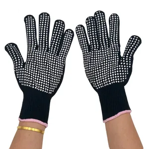 Warmtewantige handschoen met siliconenbultjes Professionele warmtehendige handschoenwanten voor sublimatie Haarstijl Krulzuren Sublimatiehandschoenen