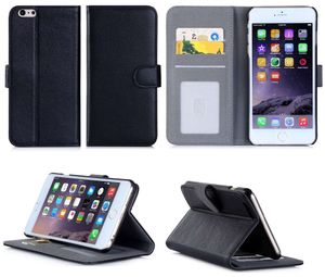 Hittebestendige schokbestendige flip-tweede lederen tas voor mobiele telefoonhoes voor iPhone 6 Plus 5.5