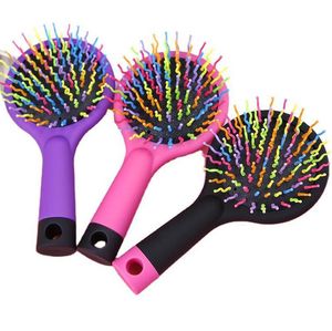 Brosse à peigne ronde en plastique à transfert de chaleur, articles divers, brosses à cheveux vierges à Sublimation, poils IntelliFlex Ultra doux exclusifs SN752