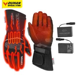 Gants chauffants moto hiver Motocross gants chauffants chauds imperméables rechargeables gants thermiques réfléchissants 240124