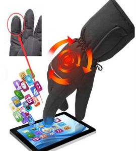 Verwarmde Handschoenen Warme Oplaadbare Elektrische Batterij Handschoenen Touchscreen Handschoenen Winter Warm Thermisch Ski Fietsen Wanten Outdoor Climbin4243438