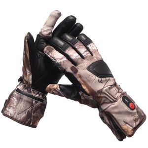 Gants de chasse chauffés Gants en fibre de carbone Transfert Ski de ski Vélo électrique X-Tiger 2020 Luva de Ciclismo Gants tactiques Q0114