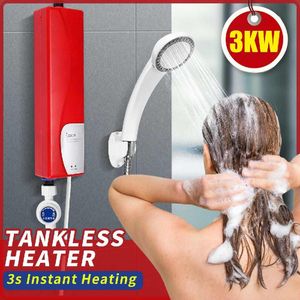 Verwarming 3000W elektrische boiler mini tankloze onmiddellijke boiler keuken badkamer douche warm water snel verwarming eu plug 220V