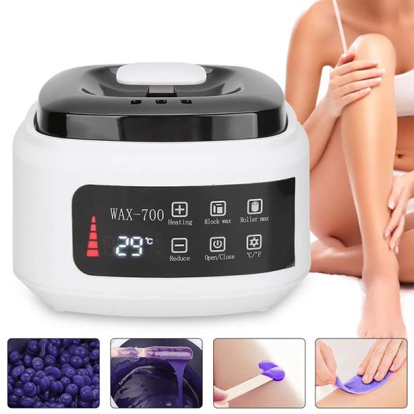 Rabagratifs 500 ml Chafacteur Wireter Professional Spa Épilateur Pieds Paraffine Machine de cire Épilation de cheveux électrique Chire plus chaude dépilatoire pour les jambes