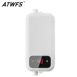 Radiateurs ATWFS chauffage à eau instantanée 220V 4000W RACHEURS ÉLECTRIQUES PORTABLES POUR LA SALLE DOUCHE DE L'EAU CHAUD