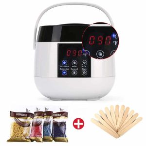 Refraction Épilation à cheveux Smart Professional Warmer Wax chauffage Spa Hands Pieds Pieds Épilatoires Dépilatoire Sage de la peau Kit de machine de cire de paraffine