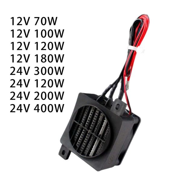 Chauffage de chauffage à espace PTC électrique Portable PTC Fabillage Fast Fan Rafable Réglable 12V 24V Small Space Tafar