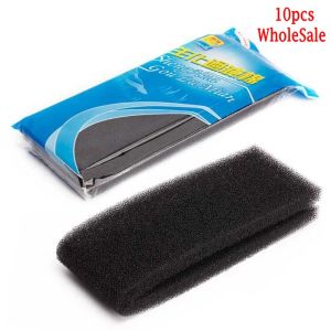 Chauffage 10pcs 32 * 12 * 2cm Black Aquarium Filter Filtre Biochemical Cotton Sponge Filtre Filtre PET réutilisable Filtre aquatique