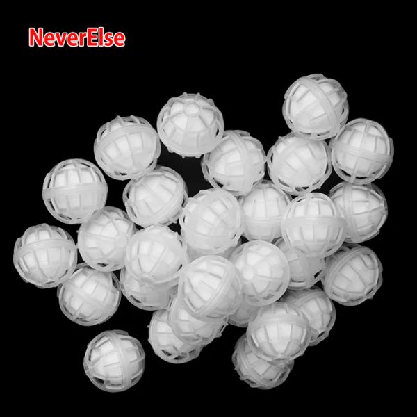 Calentamiento Bioquímico Bolas Bolas Filtro Medios 30 PCS para Aquarium Fish Tank Koi Filtración Filtración Accesorios de limpieza Bacterias Casa