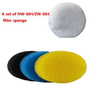 Verwarming originele 4 stuks filtercartridge voor aquarium pre filter sunsun ew604 ew604b hw604 hw604b vissentank filter spons katoen