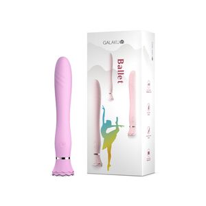 Vibration chauffante avec ventouse masturbateur féminin souple et incurvé Vibration AV