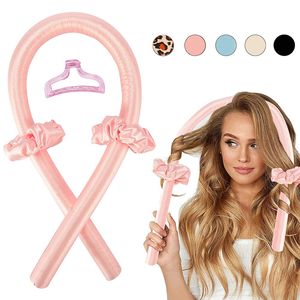 Heatless Hair Curlers krullen ijzeren hoofdband luie krultje niet-elektrische krulstand maken krullende haarverzorging en stylinggereedschap