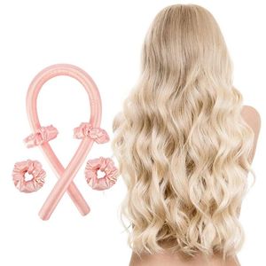 Heatless Hair Rollers Curlers krullen ijzeren hoofdband luie krullen zeeloze krulingen toverstaf maken krullende haren stylinggereedschap