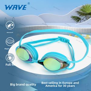 Heatwave bril hoogwaardige golf professionele concurrentie racen voor volwassen mannen en vrouwen waterdichte en anti-mist training high-definition zwembuiging 10