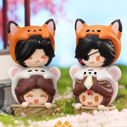 Hemel ambtenaren zegenen blinde doos Xie Lian Hua Cheng Tian Guan Ci Fu Anime Mysterious Surprise Figuur Guess Bag Tas Toys Kids 240426