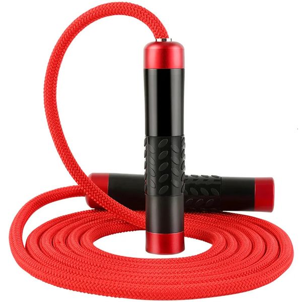 Corde à sauter en aluminium lourd Crossfit Fitness Sports PVC portant la corde à sauter 240111