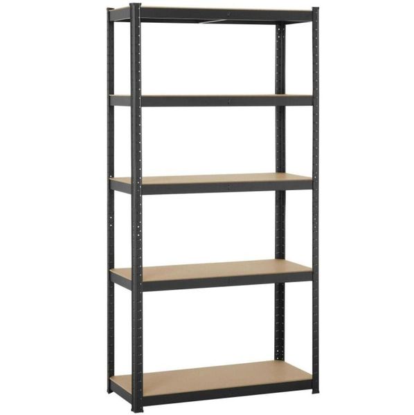 Étagère robuste de 71quotH, rangement en métal en acier pour Garage, étagères réglables à 5 niveaux Rack3269321