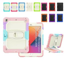 Case de armadura de servicio pesado para iPad Air 4 5 8º 7º 9º 10.2 pulgadas Cubierta para niños para iPad Pro 11