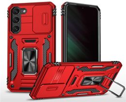 Étuis de téléphone blindés robustes pour iPhone 14 Pro Max Samsung Galaxy S23 Plus Ultra S22 Google Pixel 7 Moto Edge 30 Porte-anneau Magne1219491