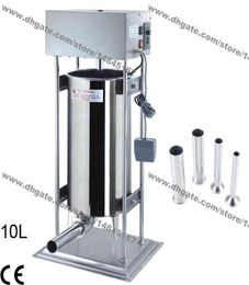 Heavy Duty Commercial 110V 220V Electric 10L Auto Sausage Stuffer Sausage Salami Maker Sausage Machine8582992