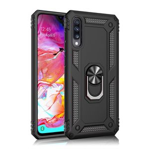 Heavy Duty Ring Hard Magnetische Auto Mount Kickstand Case voor Samsung Galaxy S20 Plus Ultra S10 / S10Plus / S10Lite / S8 / S9 iPhone11 8P Stylo5 Aristo