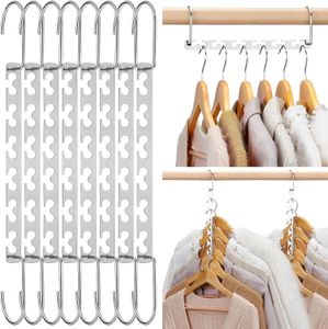 Heavy Duty Hanger Organizer, Metalen Magische Hanger, Stevige Multi Hangers, Kast Ruimtebesparende Hangers Kastorganisatoren en Opslag