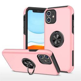 Heavy Duty Kickstand Telefoonhoesjes voor iPhone 15 13 14 11 Pro Max 12 Mini 12 14 Plus XS X XR 6 7 8 SE2 SE3 XS MAX 13 Auto Magnetische Zuigbeugel Mobiele Telefoon Cover