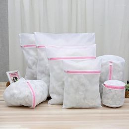 Sacs à linge en maille robustes, sac de lavage en filet délicat et Durable pour chaussettes, pulls et vêtements, lavage d'organisation de voyage