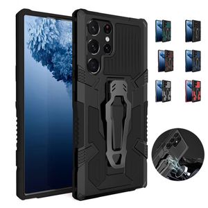 Kickstand Clip Phone Cases Military Grade Heavy Duty Antichoc Housse de protection pour Samsung Galaxy S23 Ultra S22 S21 S20 FE Note 20 Note 10 Plus