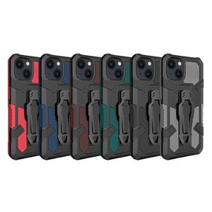 Zware multifunctionele telefoonhoesjes voor Motorola G Stylus 2022 4G G Pure Shockproof Belt Clip Cover D1