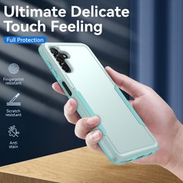 Étuis robustes et résistants aux chocs pour Samsung Galaxy A13 5G, coque arrière de protection en plastique dur TPU souple Cqoue Fundas