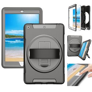 Zware robuuste schokbestendige gevallen Hybride Drie Lagen Armor Volledige Lichaam Beschermende Cover voor Ipad 9.7 10.2 10.5 Air Pro Mini