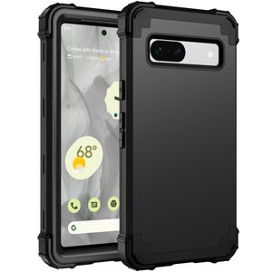 Estuches resistentes a prueba de golpes Tres capas PC Parachoques Cubierta de TPU suave Estuche de armadura de goma para Google Pixel 6/6 Pro 6A, Pixel 7/7 Pro, Pixel 7A Phone CASE