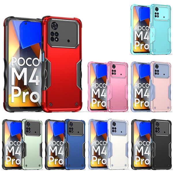 Étuis de sac de téléphone antichoc robustes pour Xiaomi 11T 12 12X Pro Redmi Note 9 10 11 12 Pro Hybrid PC TPU Anti-Drop Full Boby Protection Cellphone Case