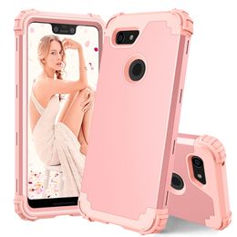 Zware Shockproof Telefoon Gevallen Voor Pixel 3 3A 4 4A 5 5A 6 6A 7 7A XL Pro Armor anti Drop Hybrid Siliconen PC Telefoon Case