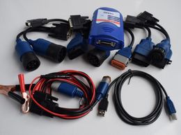 Herramienta de diagnóstico de camiones escáner de diagnóstico de alta resistencia todos los cables con adaptador 125302 escaneo de enlace USB