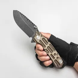 Schweres Klappmesser Rogue Shark SCK Limited Custom Version Taktische Jagd Outdoor-Ausrüstung Verdickte S35VN-Klinge Titangriff Praktische EDC-Überlebenswerkzeuge