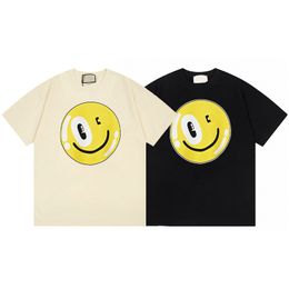 HEPD MADE Men Italie Style Smile Face Print Tee Designer T-shirt Summer Street Streetboard Tshirt à manches courtes 24SS 0314