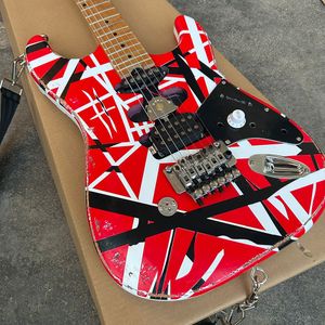 Relique lourde version limitée Eddie Van Halen Frankenstrat Frankenstein guitare électrique en stock