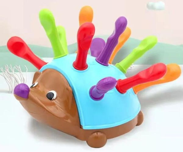 Hérisson Montessori jouets bébé Concentration formation jouets d'éducation précoce motricité Fine et jouets sensoriels orthographe petit hérisson