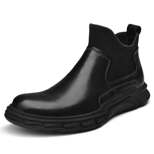 Heel Hommes Oxford chaussures en cuir verni britannique hommes chaussures de bureau hommes chaussures habillées formelles à lacets chaussures noires pour garçons robe de soirée bottes 38-46
