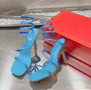 Sandales à talons chaussures habillées Designers sandale à talons hauts de 9,5 cm pour femmes