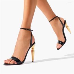 Hiel sandalen vrouwen lippenstift ontwerper sexy cm high party valentine schoenen enkelband gladiator sandalias dames jurkpompen