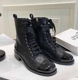 Talons design bottes grosses 4 cm de chaîne de cuir authentique à la mode femme d'affaires décoration anti-glissade knight marti 9577